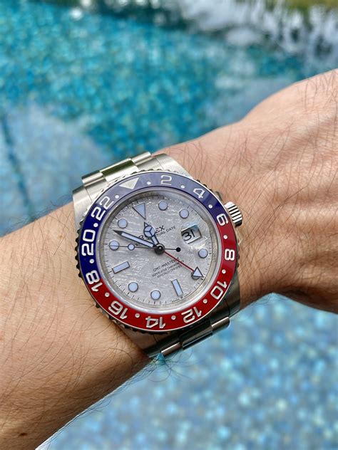 rolex pepsi gmt replica|rolex gmt master 2 meteorite.